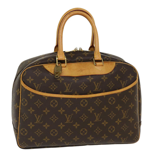 LOUIS VUITTON Monogram Deauville Hand Bag M47270 LV Auth 38072