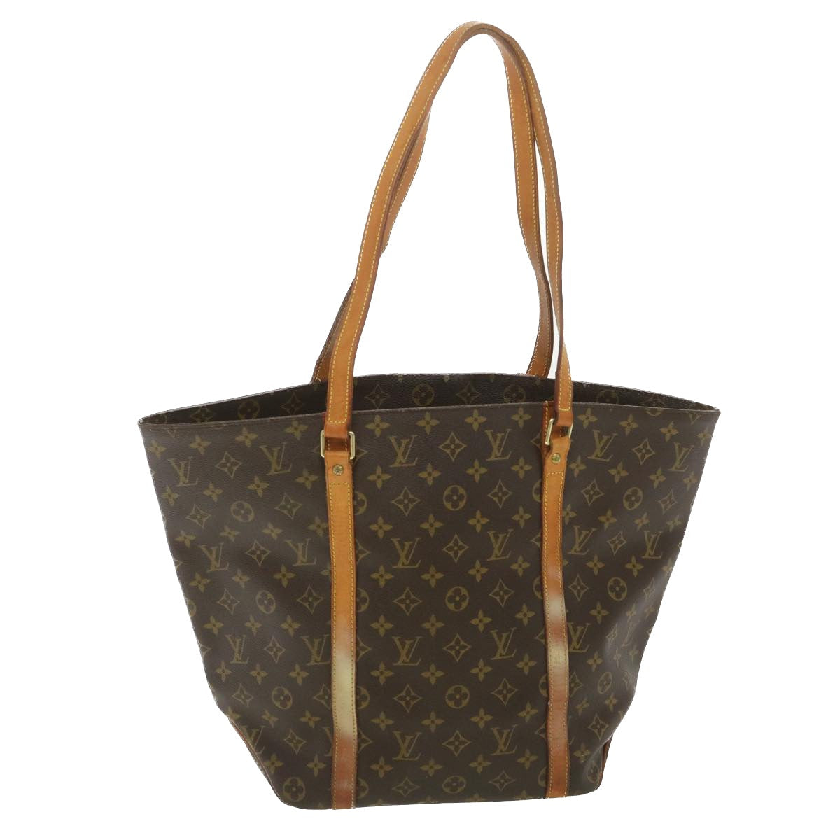 LOUIS VUITTON Monogram Sac Shopping Tote Bag M51108 LV 38685