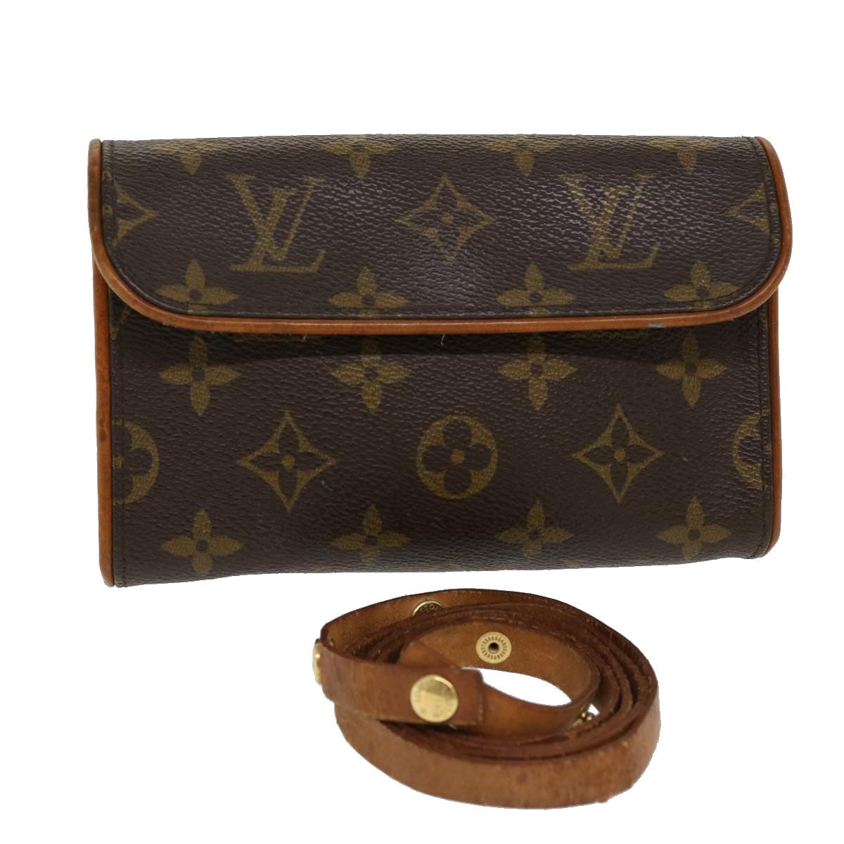 LOUIS VUITTON Monogram Pochette Florentine Waist bag M51855 LV 38879