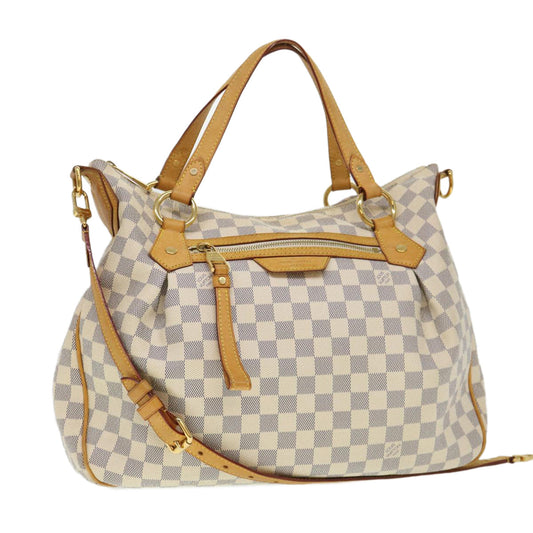 LOUIS VUITTON Damier Azur Ivora MM Shoulder Bag 2way N41133 LV 38982