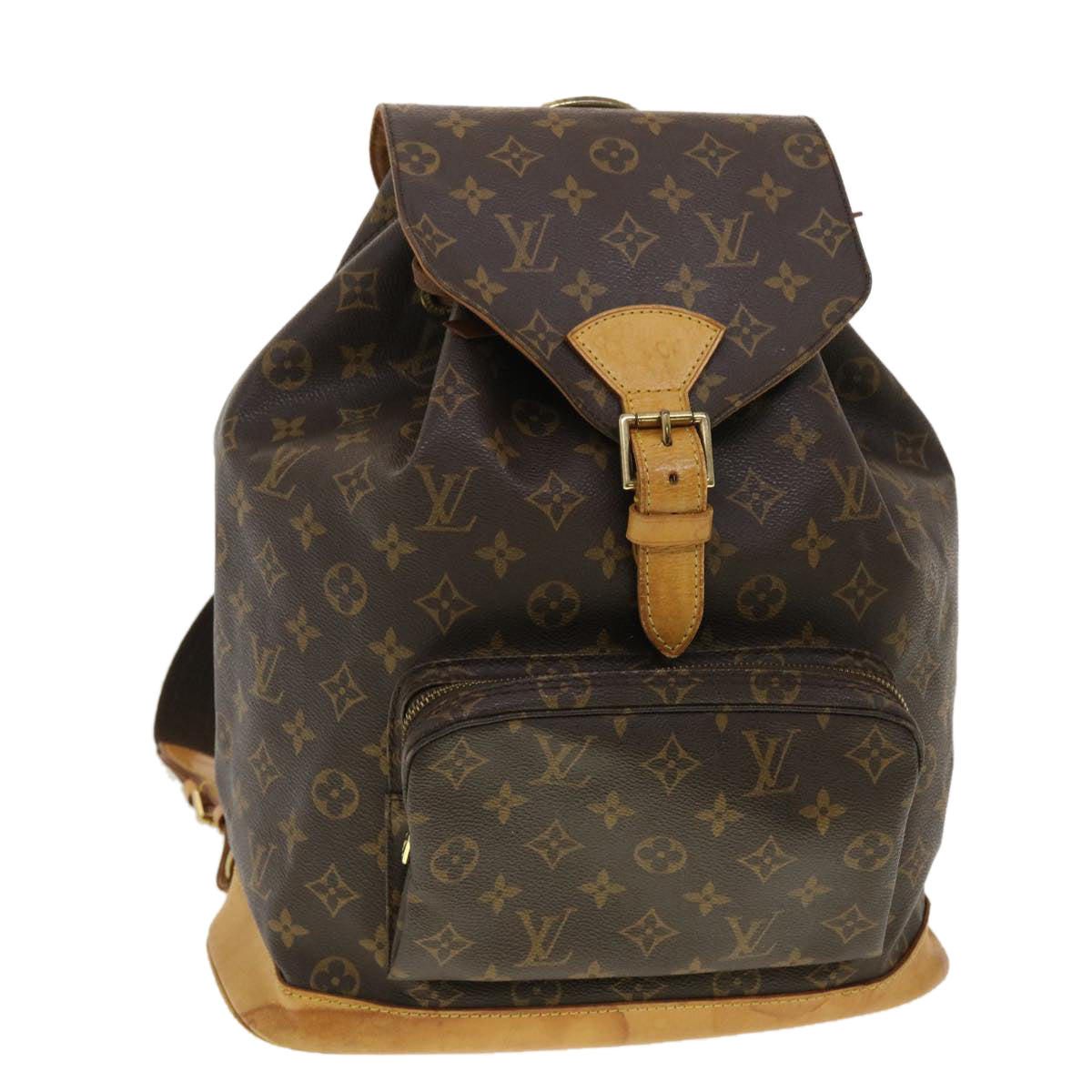 LOUIS VUITTON Monogram Montsouris GM Backpack M51135 LV 39409