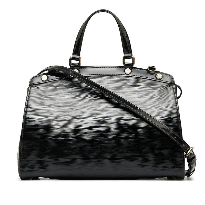 Louis Vuitton Epic Electric Blair MM Handbag Shoulder Bag 2WAY M40328 Noir Black Patent Leather Louis Vuitton