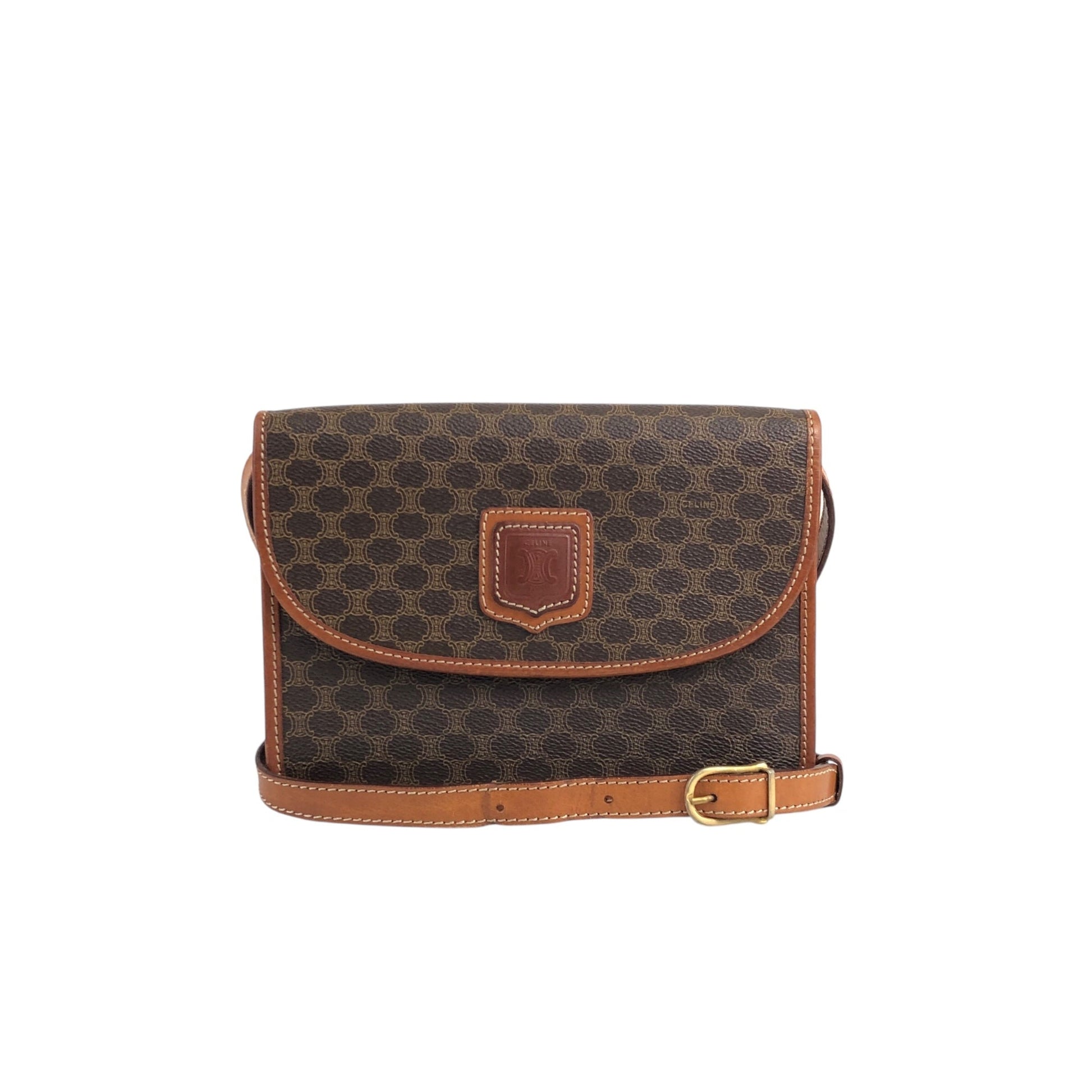 CELINE Shoulder bag Brown ix2eki