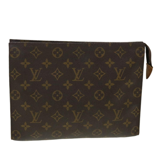 LOUIS VUITTON Monogram Poche Toilette 26 Pouch M47542 LV Auth 39890