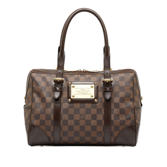 LOUIS VUITTON Damier Ebene Berkeley Handbag