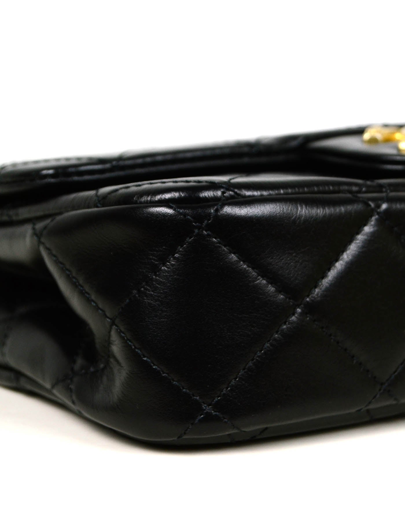 Chanel 2020 Black Calfskin Crystal Pearls Crossbody Bag - Rovelle Bags
