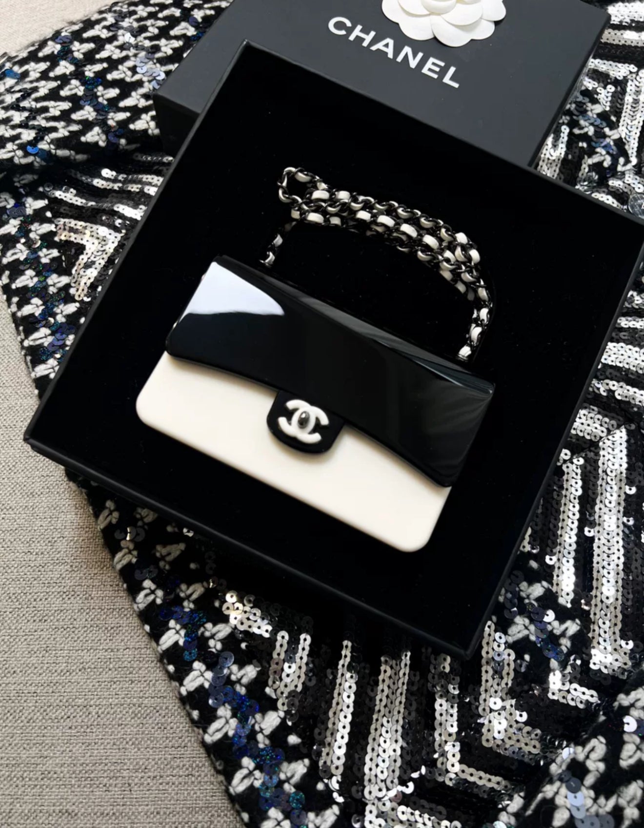 Chanel Luxury Leather Black Handbag Style 6