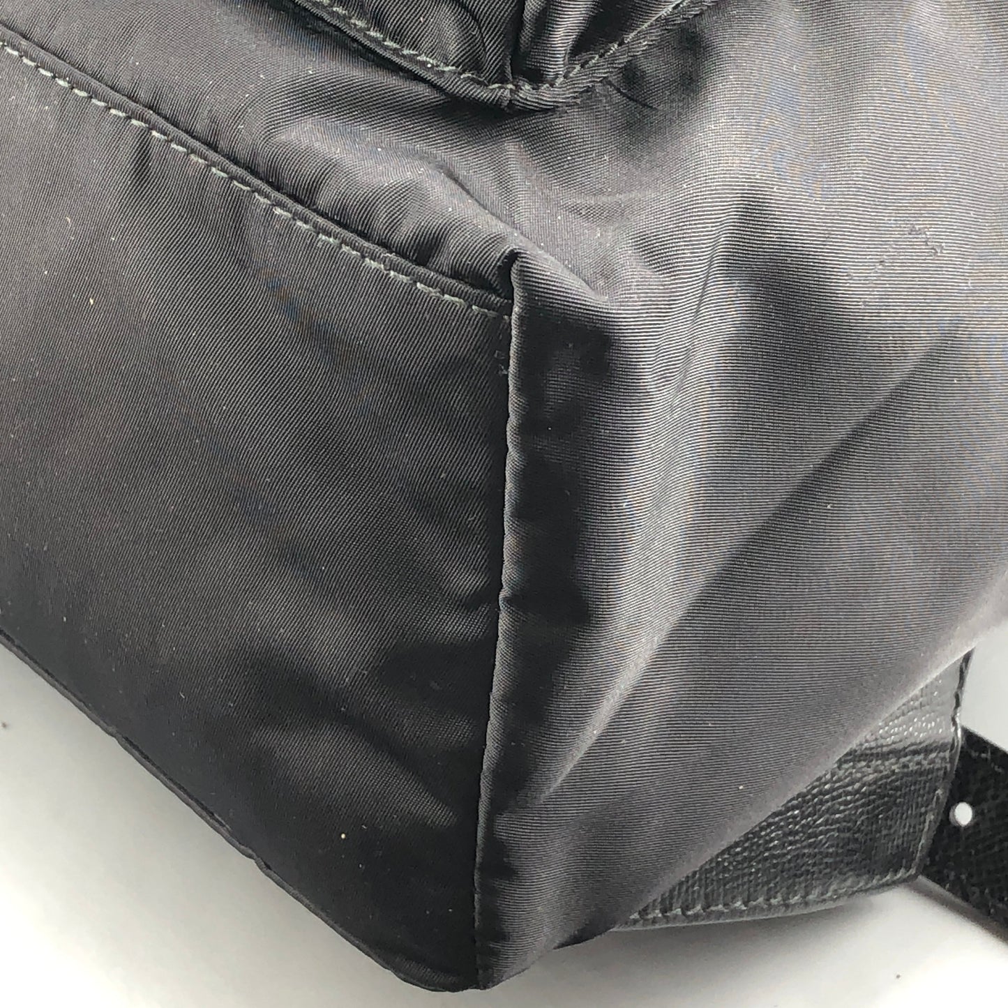 Dolce & Gabbana Gentleman Portrait Print Black Nylon Backpack