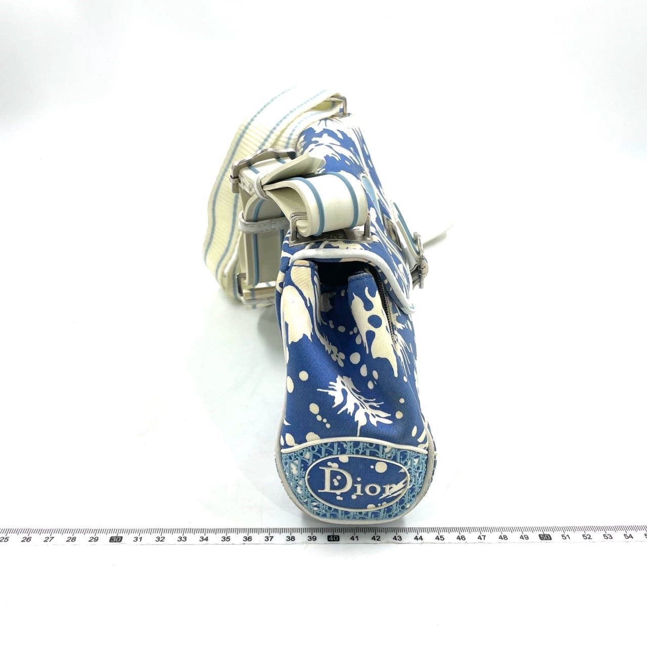 Dior Surf Chick Shoulder Bag Blue and White Chinese Porcelain Print