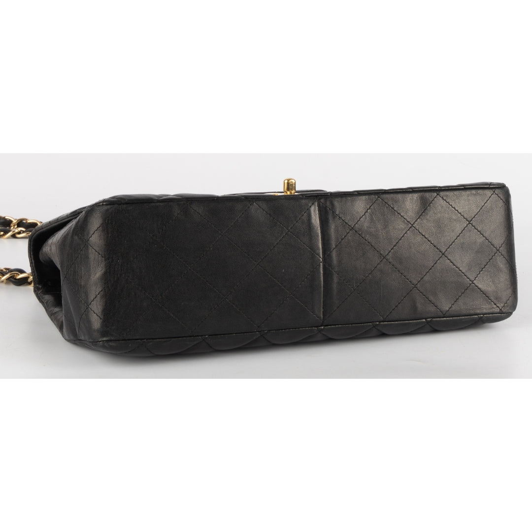 Chanel Black Quilted Leather Maxi Classic Shoulder Bag - Rovelle Bags