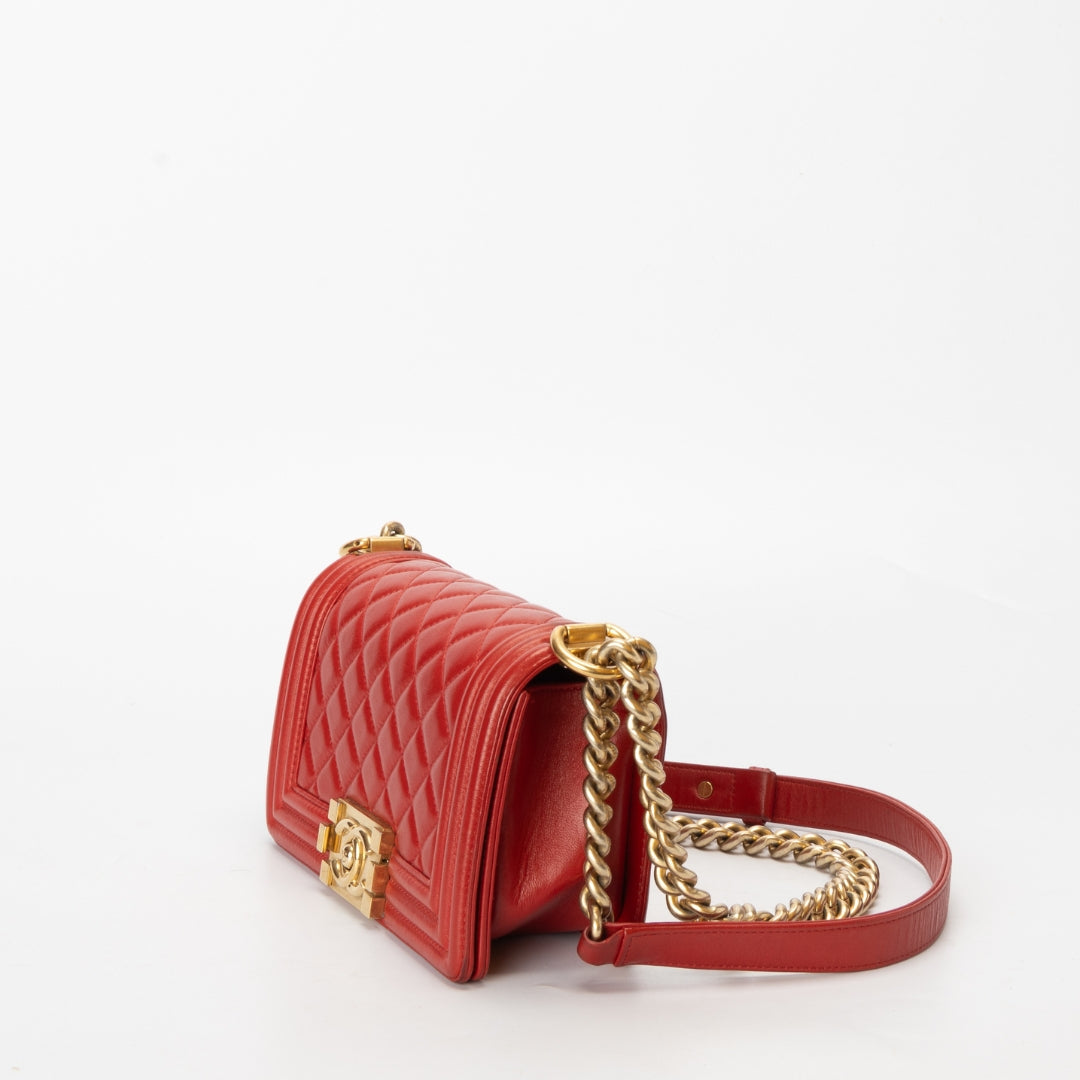 Chanel Quilted Boy Flap Small Shoulder Shoulder Bag - Rovelle Bags