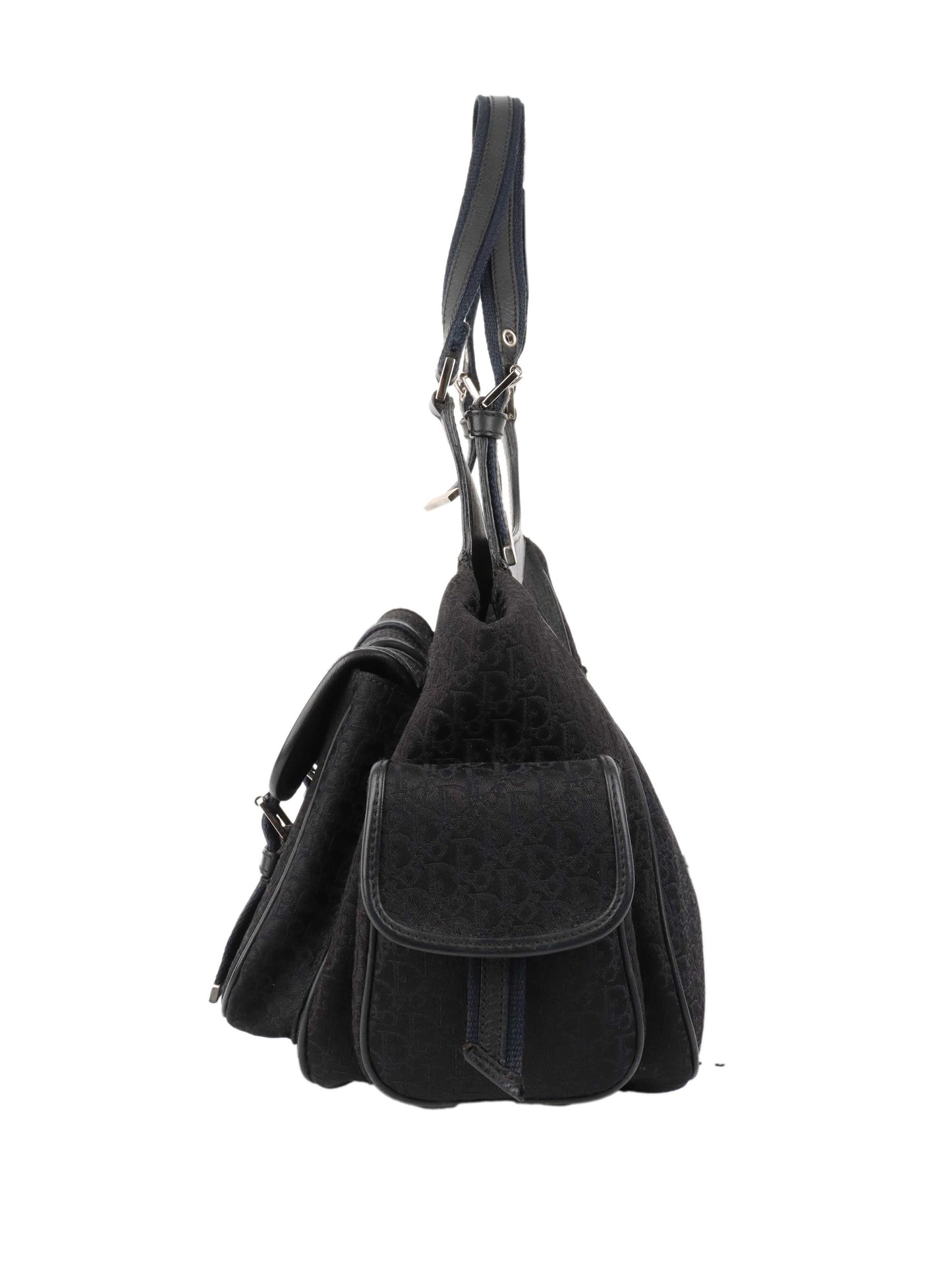 Dior Black Canvas Pocket Bag.