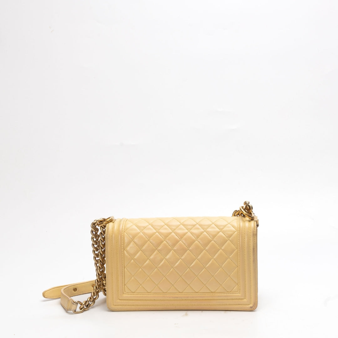 Chanel Medium Lambskin Boy Flap Crossbody Crossbody Bag - Rovelle Bags