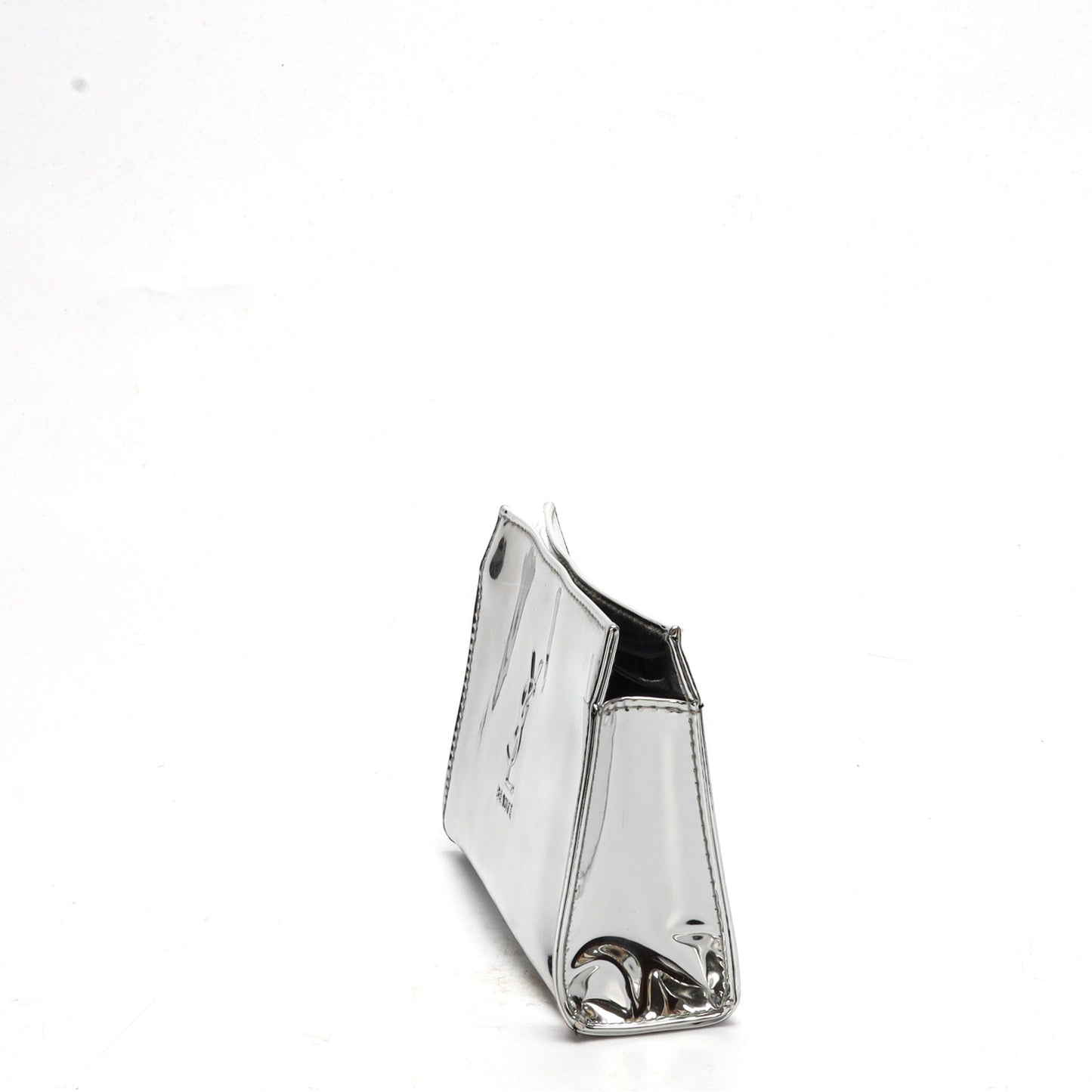 Yves Saint Laurent Silver Beauty Pouch