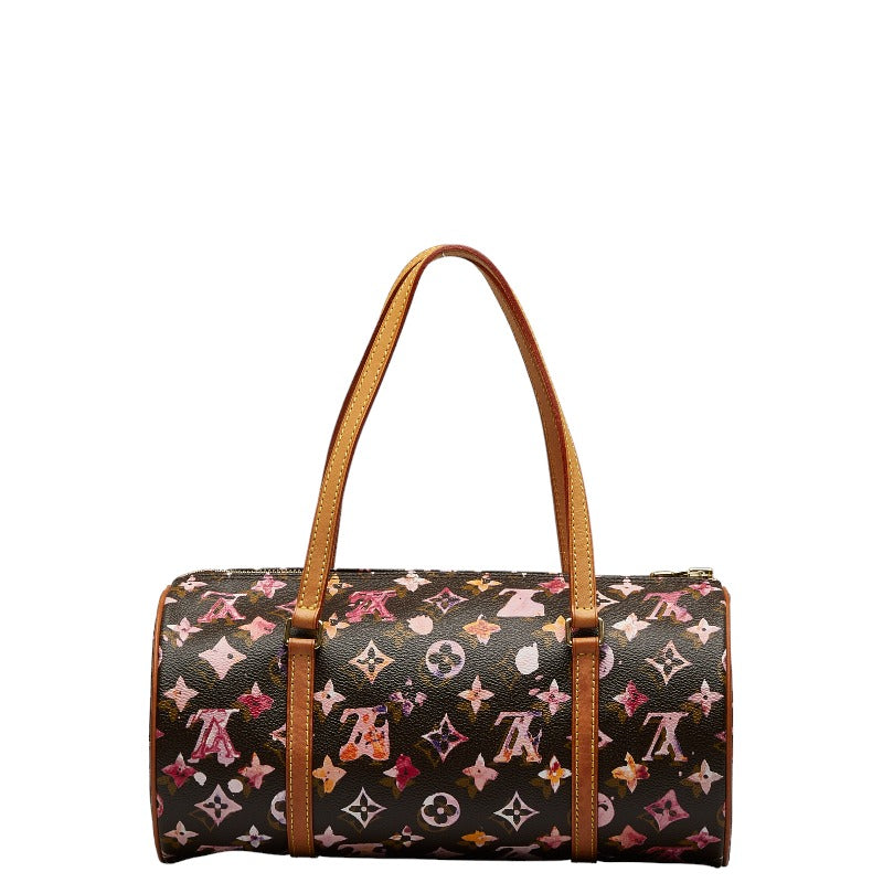 Louis Vuitton Monogram Water Colour Papillon 30 Shoulder Bag M95753 Brown Pink PVC Leather Louis Vuitton