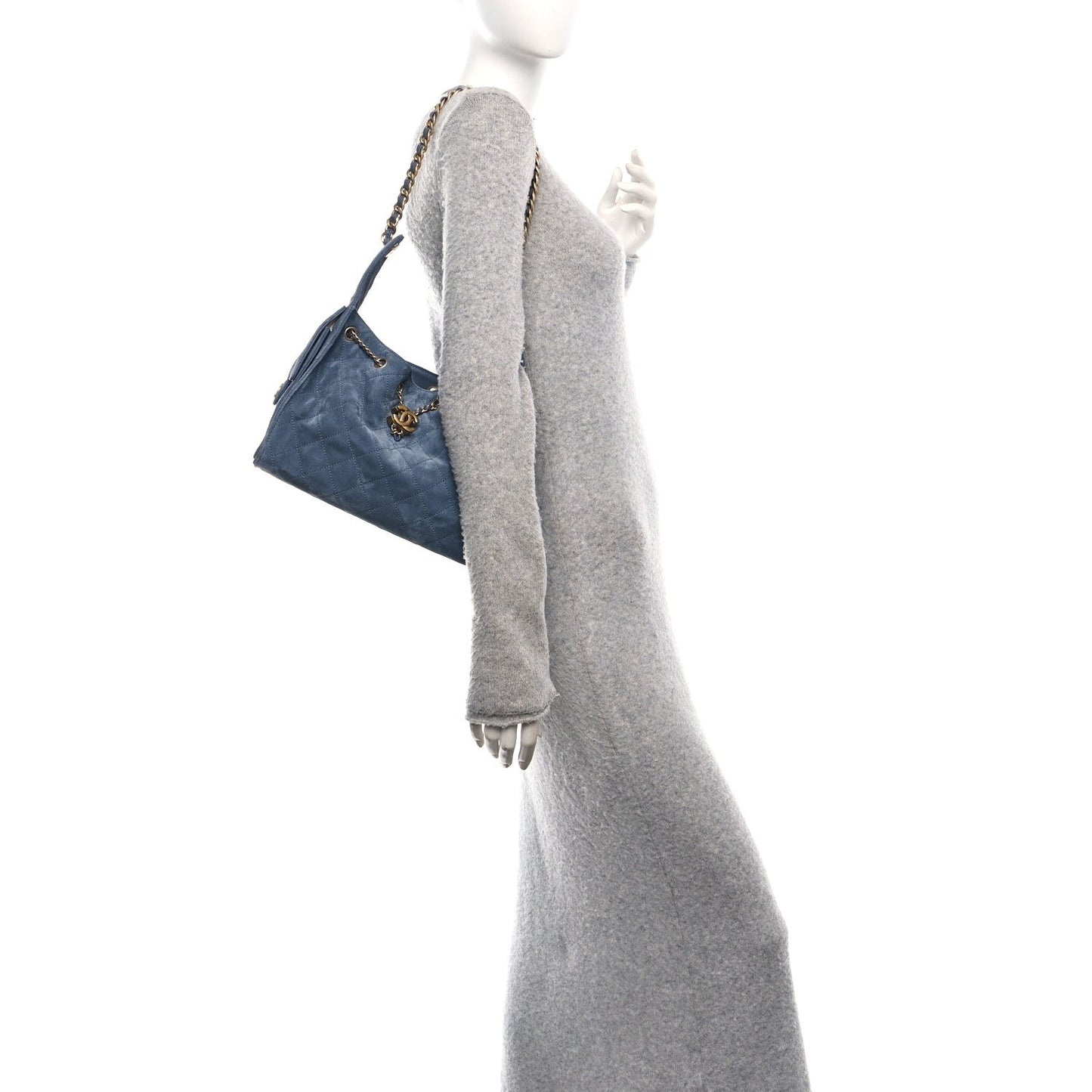 Chanel Suede Quilted Small Chanel 25 Handbag - Rovelle Bags