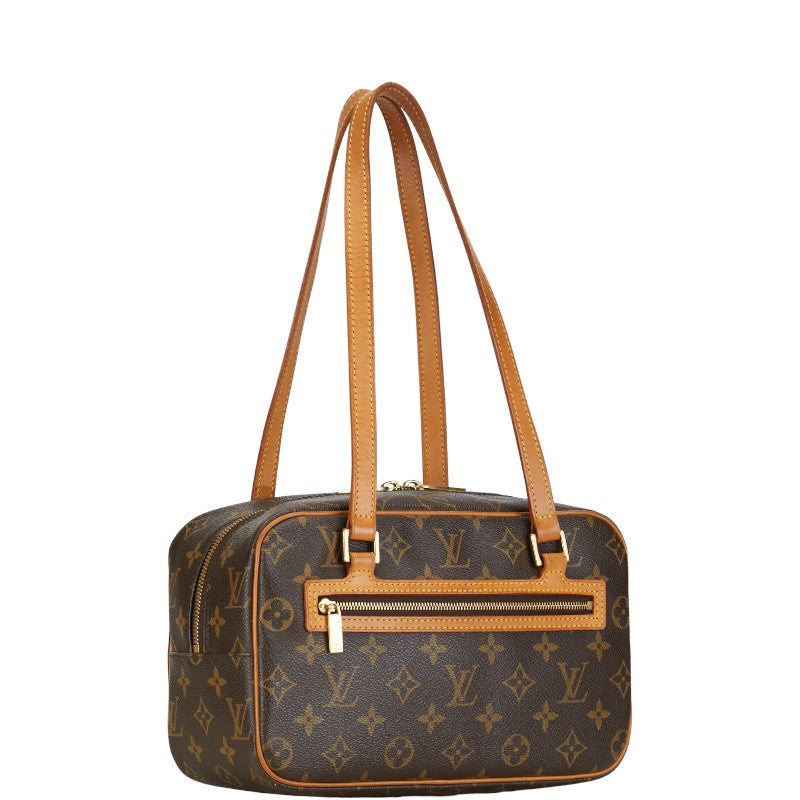 Louis Vuitton Monogram City MM Tote Bag M51182 Brown PVC Leather Louis Vuitton