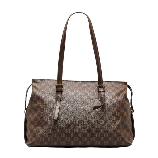 Louis Vuitton Louis Vuitton Damière N51119 Toast Bag PVC/Leather Brown