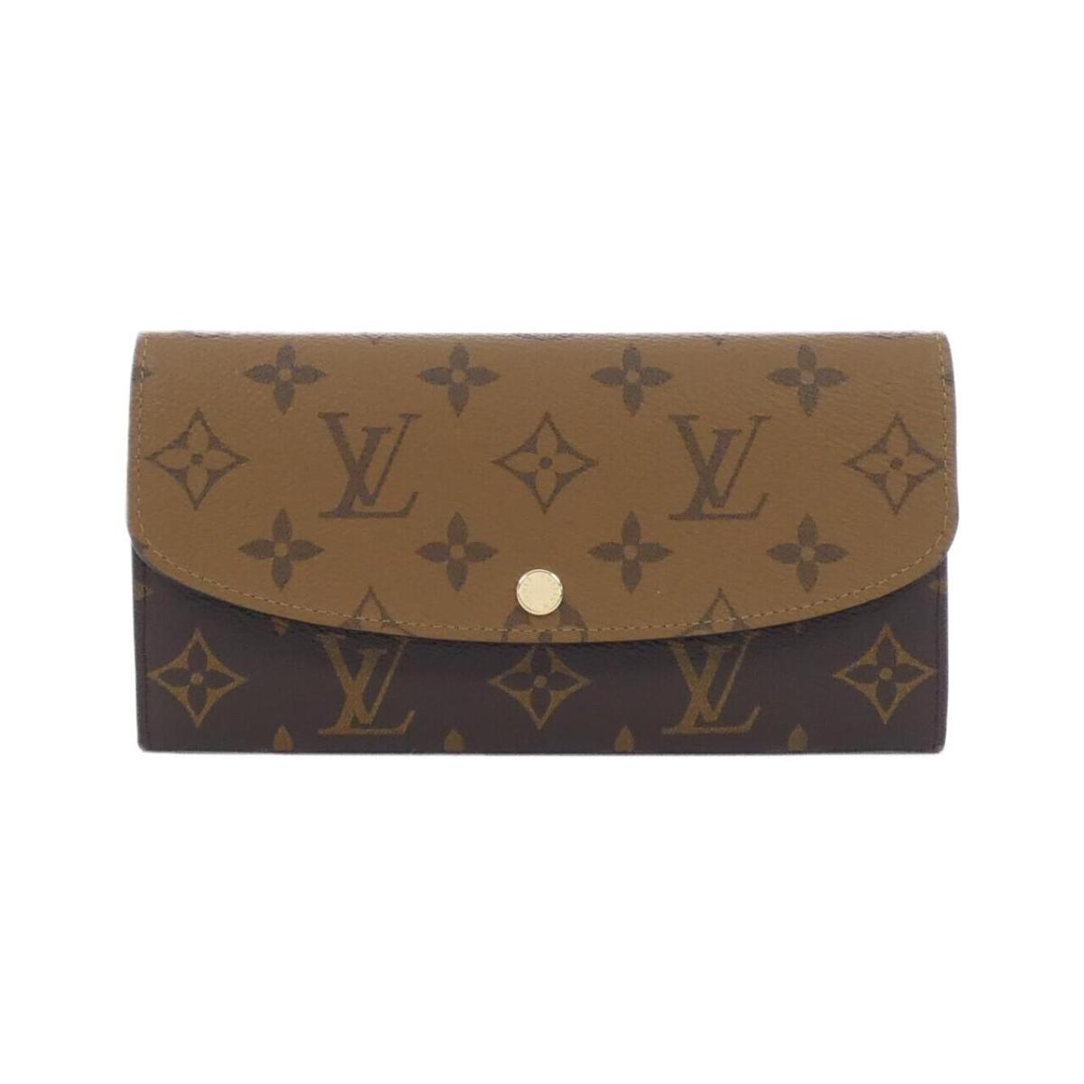 Louis Vuitton Monogram Reversee Vial Monogram Amplant Portefolio Emily M82157 Wallet
