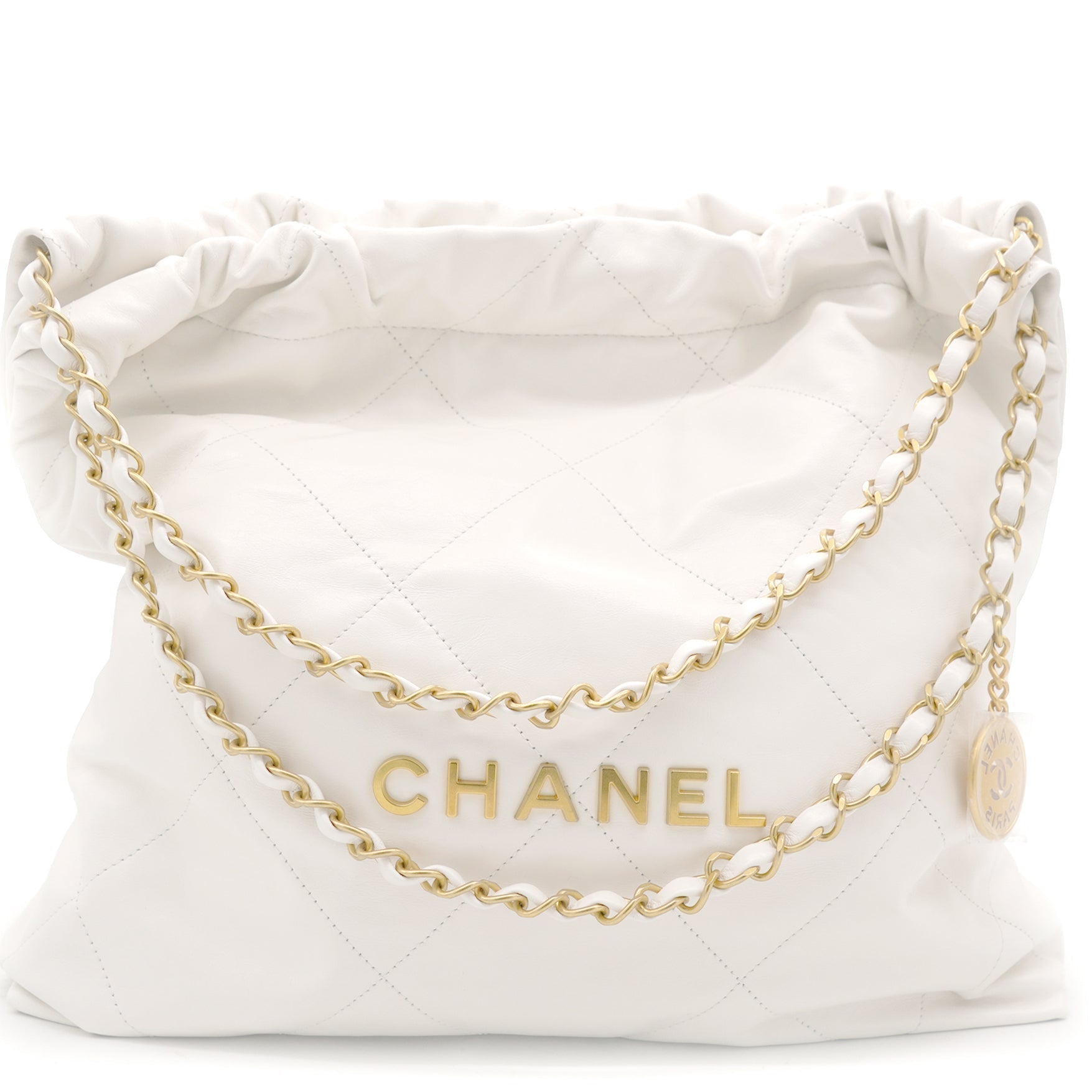 Chanel Shiny Calfskin Quilted Handbag - Rovelle Bags