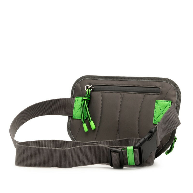 Gucci GG Nylon Nylon Rubber Waist Bag