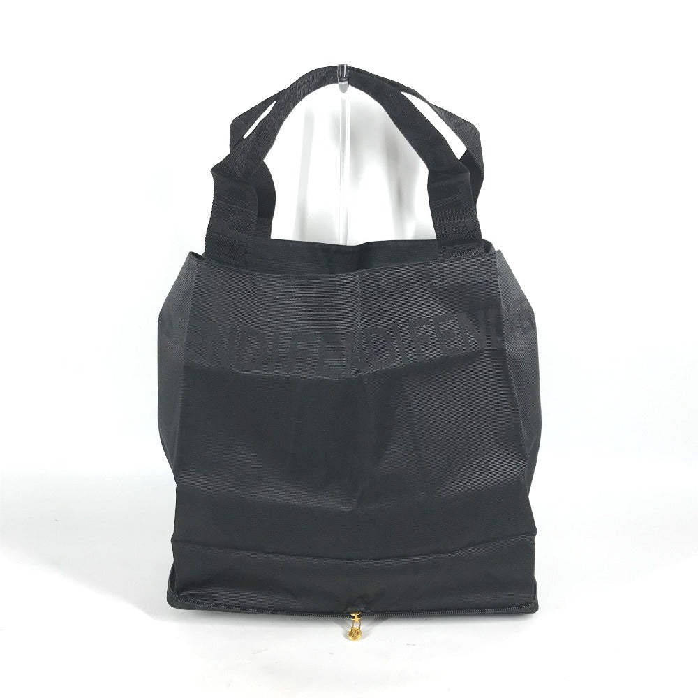 FENDI Tote Bag Nylon black logo Women