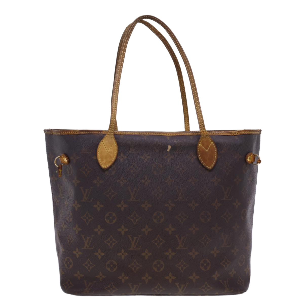 LOUIS VUITTON Monogram Neverfull MM Tote Bag M40156 LV 40011
