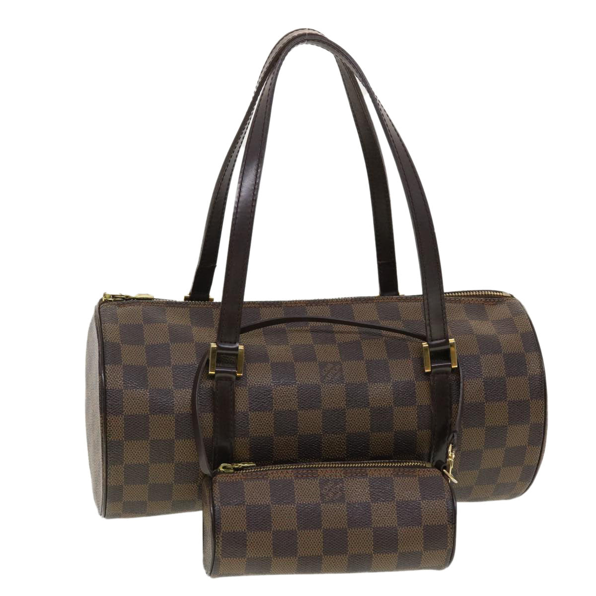 LOUIS VUITTON Damier Ebene Papillon 30 Hand Bag N51303 LV 40022