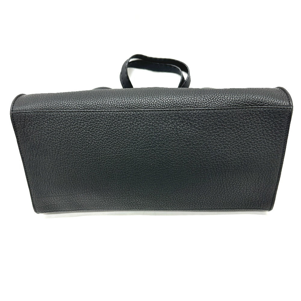 FENDI Tote Bag 7VA390 leather black Celeria monster