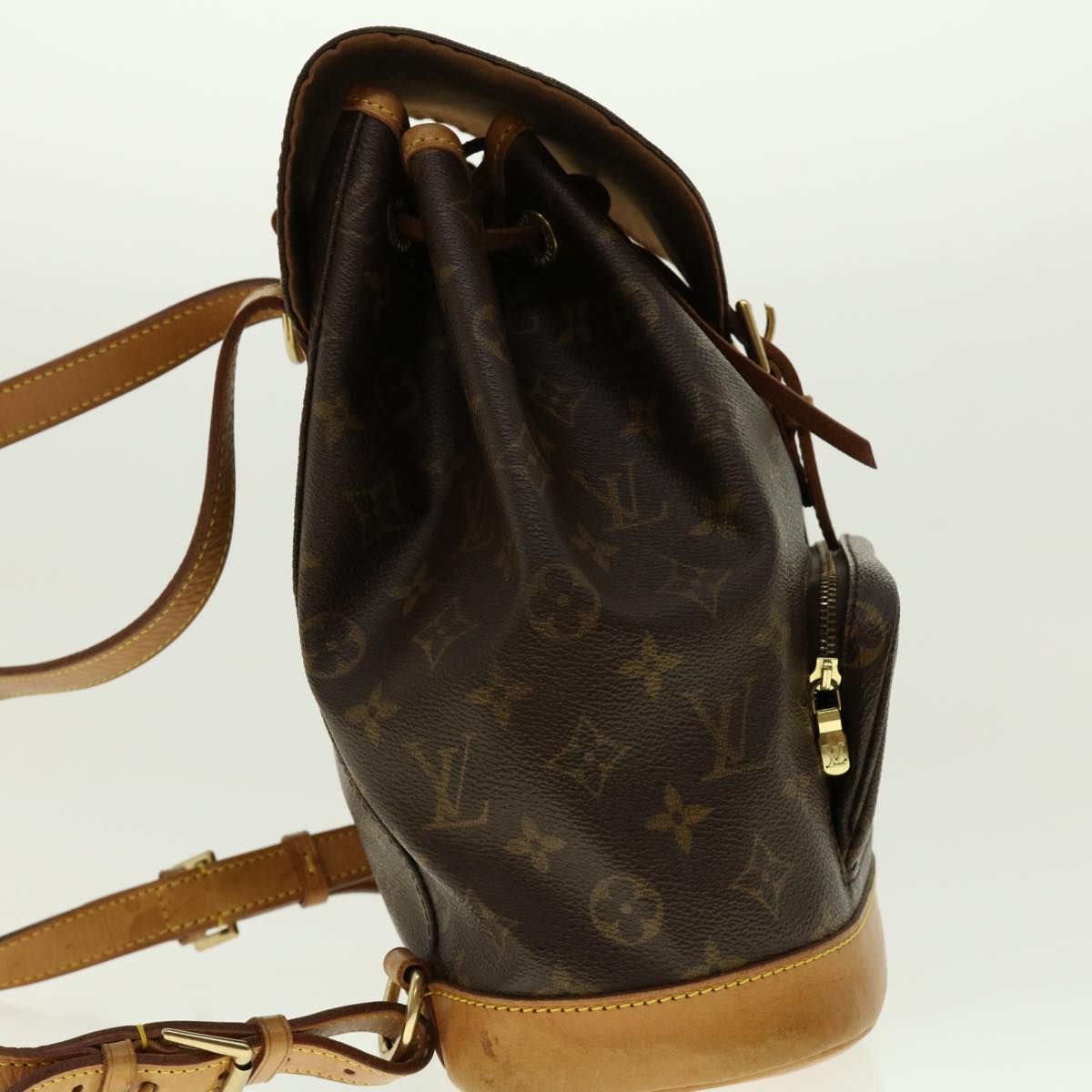 LOUIS VUITTON Monogram Montsouris MM Backpack M51136 LV 40233
