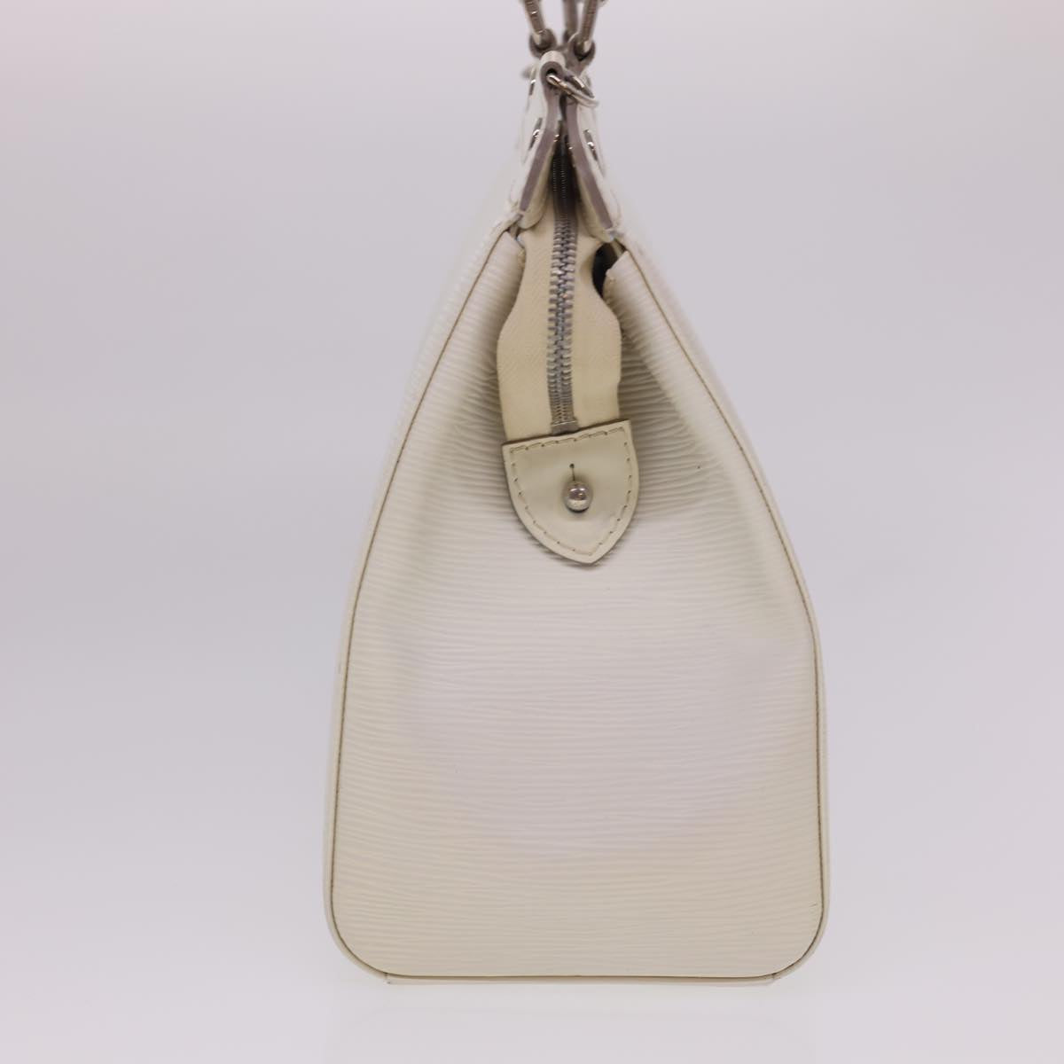 LOUIS VUITTON Epi Blair MM Hand Bag 2way White Yvoire M40330 LV 40363