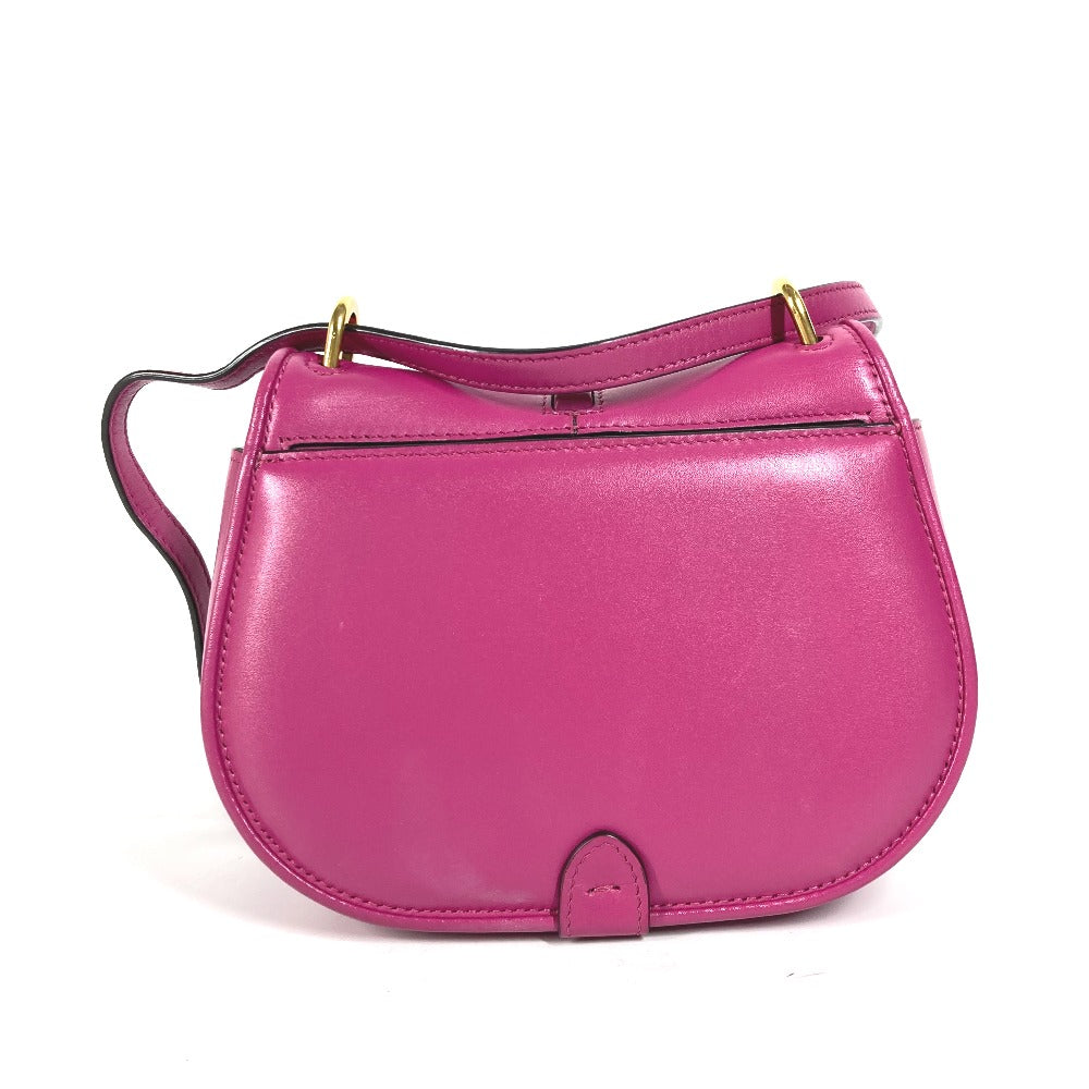 FENDI Shoulder Bag 8BS082 leather purple Come on Small Women