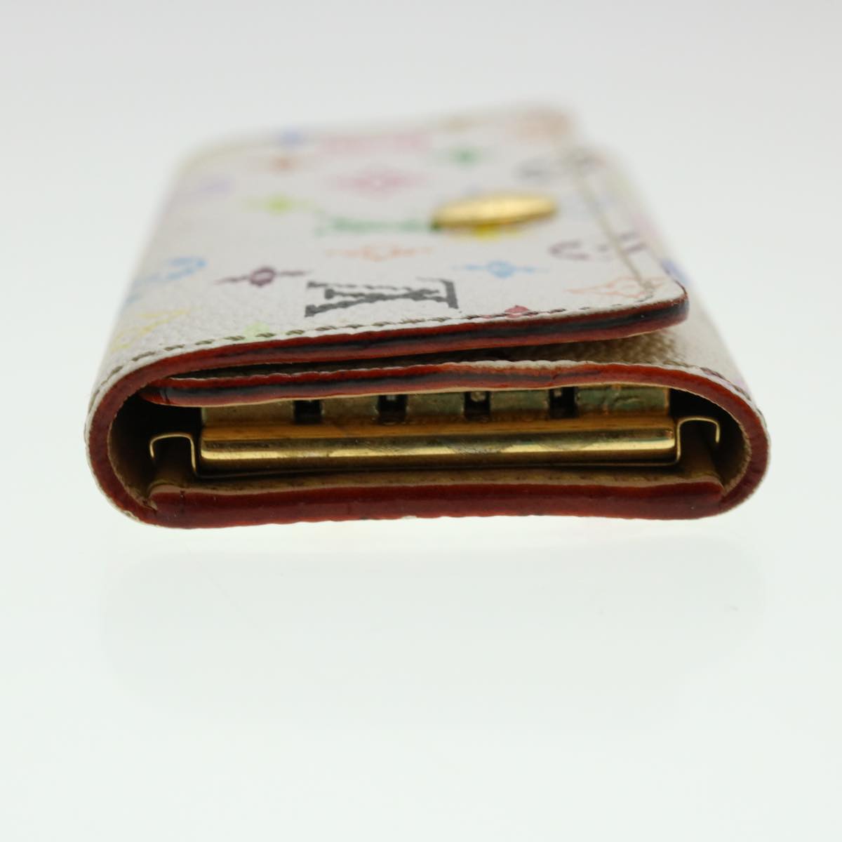LOUIS VUITTON Monogram Multicolor Multi Cles 4 Key Case White M60043 40493