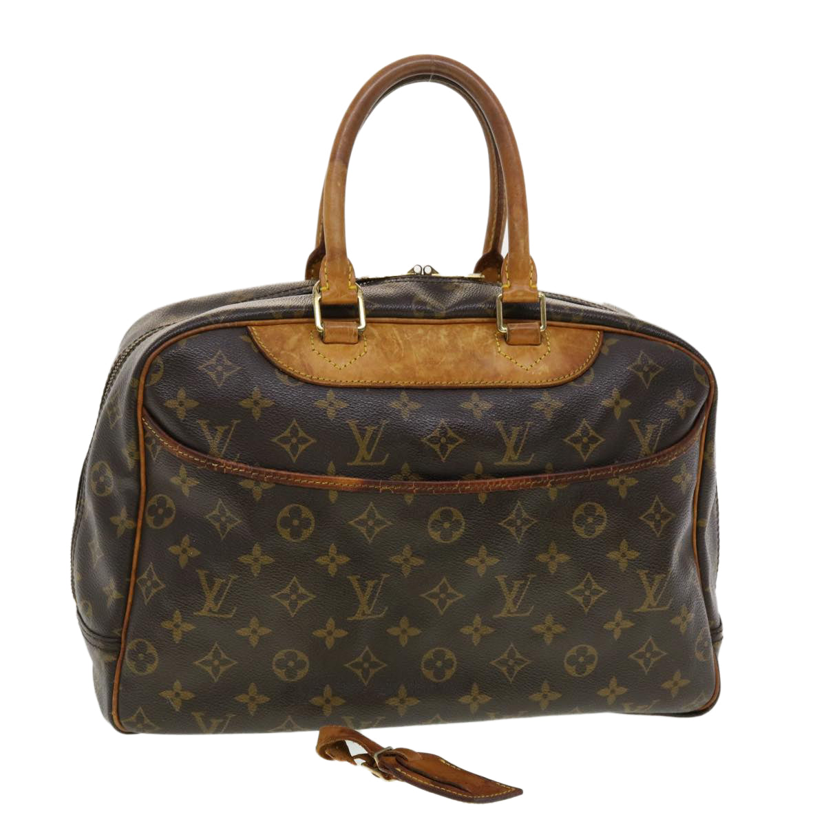 LOUIS VUITTON Monogram Deauville Hand Bag M47270 LV 40658