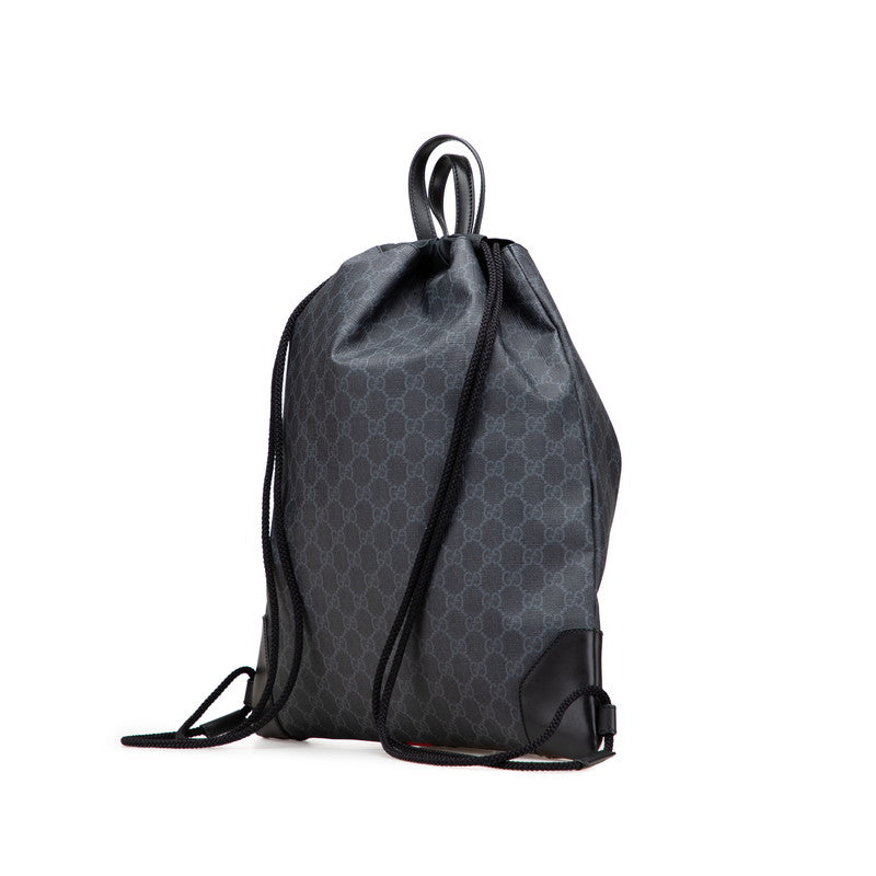 Gucci GG Supreme Sheline Drawstring PVC Leather Backpack