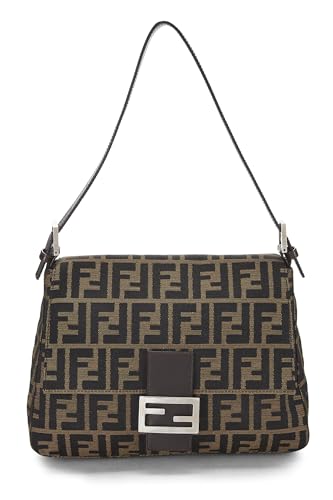 Fendi, Brown Zucca Canvas Mama, Brown