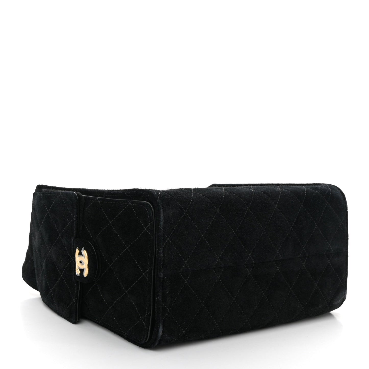 Chanel Suede Quilted Small Chanel 25 Handbag - Rovelle Bags