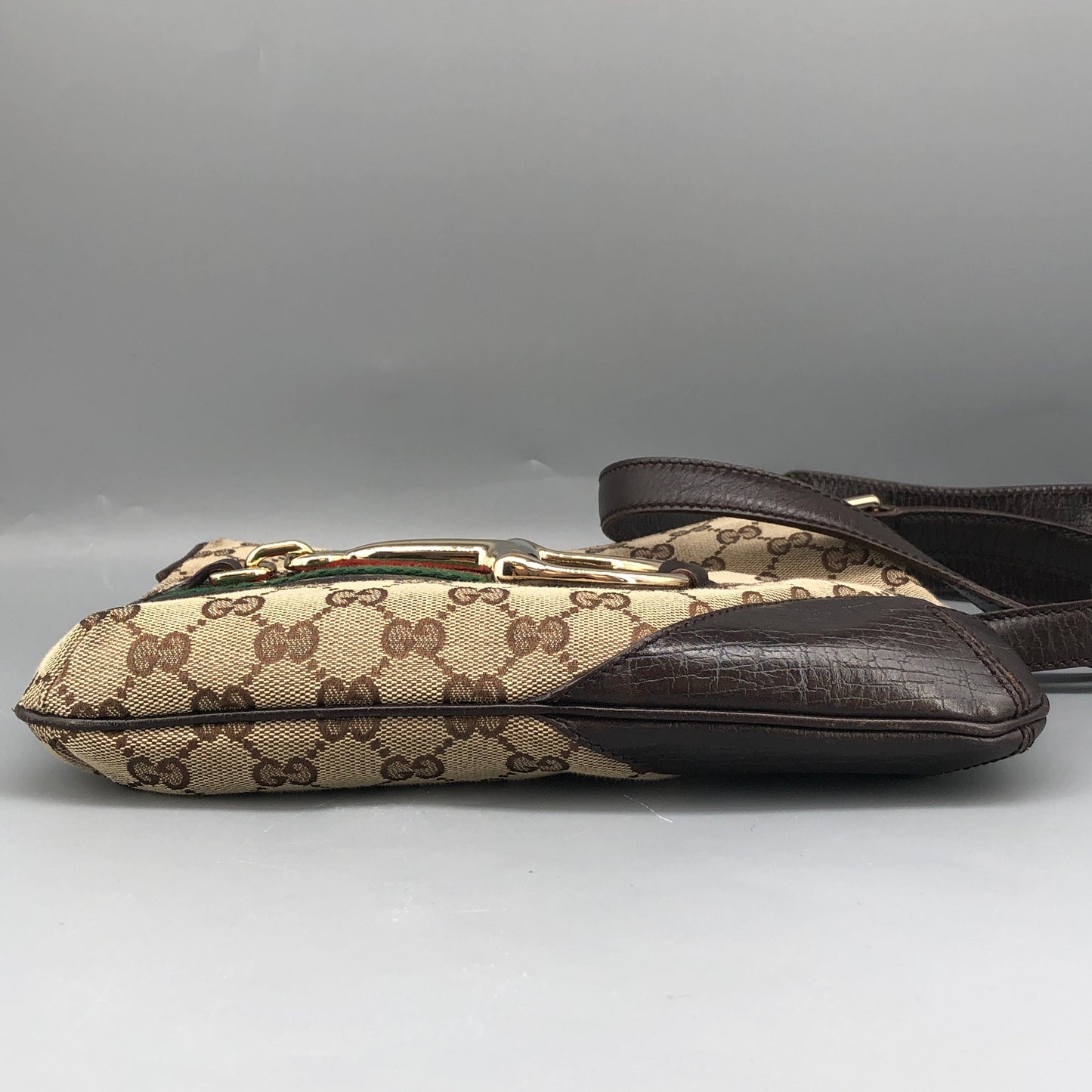Gucci GG Canvas Crossbody Bag Brown/Beige