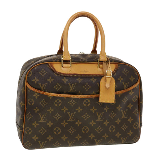 LOUIS VUITTON Monogram Deauville Hand Bag M47270 LV Auth 42386