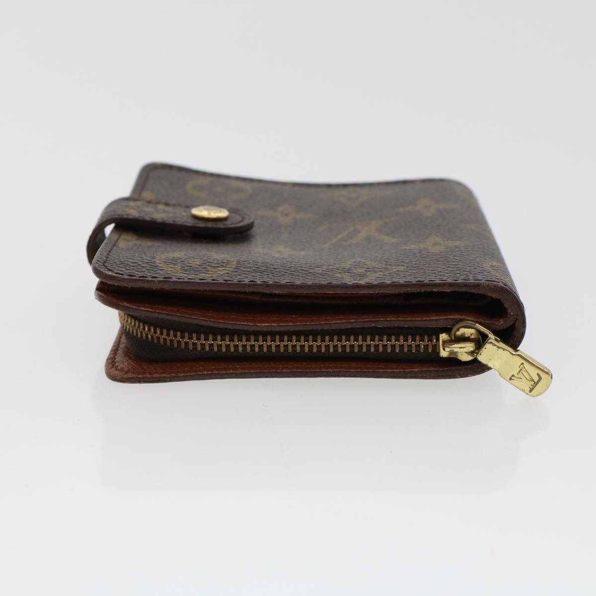 LOUIS VUITTON Monogram Compact Zip Wallet M61667 LV 42957