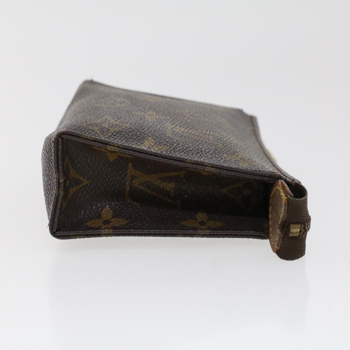 LOUIS VUITTON Monogram Poche Toilette 15 Pouch M47546 LV Auth 43639