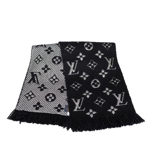 Louis Vuitton Louis Vuitton M75833 Maffler Wool/Silk Noir Black