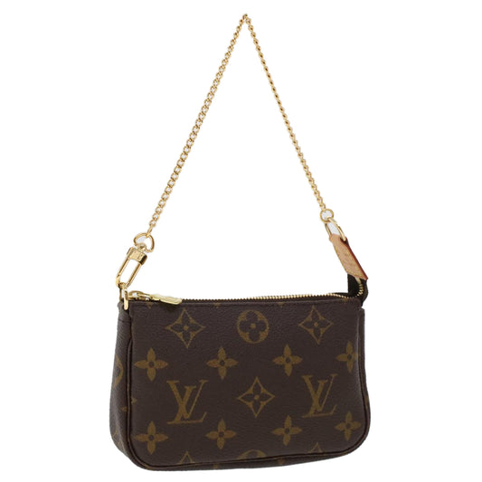 LOUIS VUITTON Monogram Mini Pochette Accessoires Pouch M58009 LV 43781