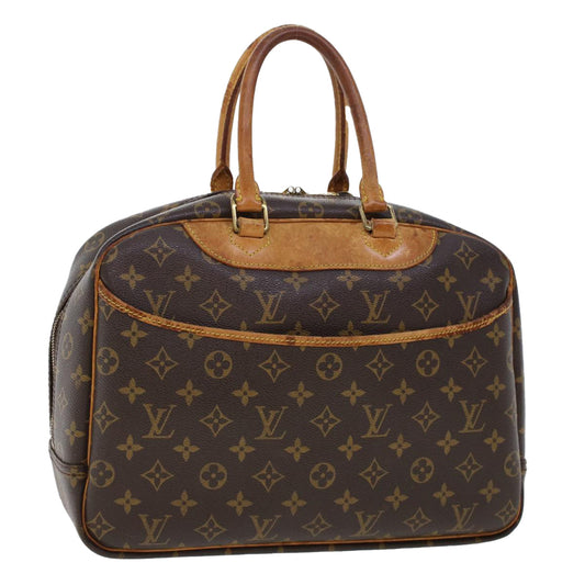 LOUIS VUITTON Monogram Deauville Hand Bag M47270 LV Auth 43865