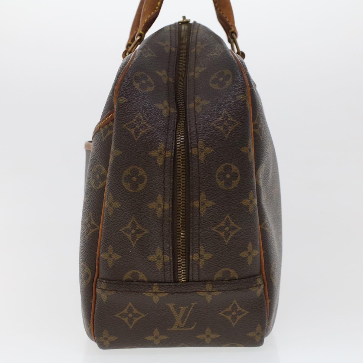 LOUIS VUITTON Monogram Deauville Hand Bag M47270 LV Auth 43920