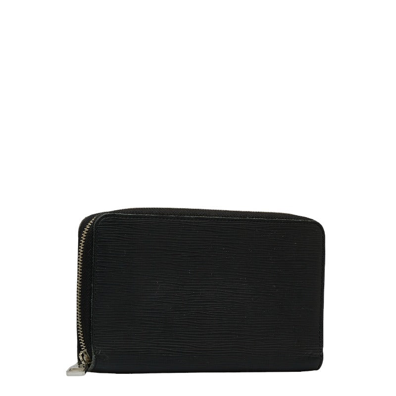 Louis Vuitton Epic Zippie Organizer Round Long Wallet M63852 Noir Black Leather Louis Vuitton