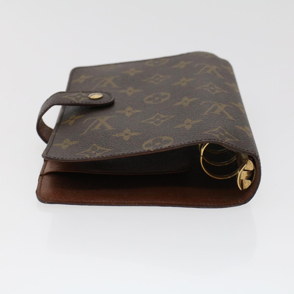 LOUIS VUITTON Monogram Agenda MM Day Planner Cover R20105 LV Auth 44007