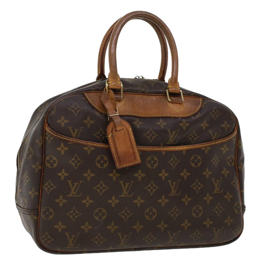 LOUIS VUITTON Monogram Deauville Hand Bag M47270 LV Auth 44366