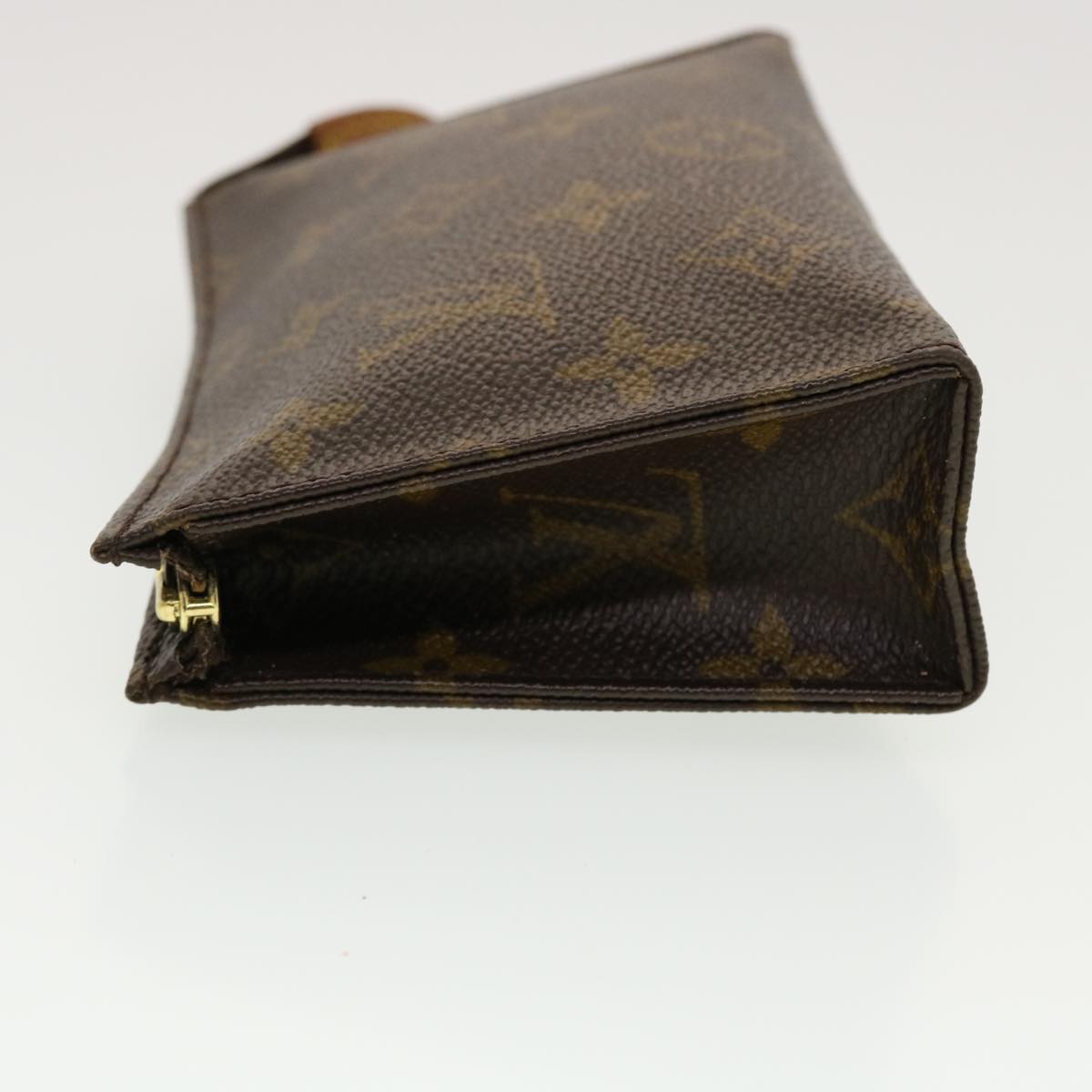 LOUIS VUITTON Monogram Poche Toilette 15 Pouch M47546 LV Auth 44481