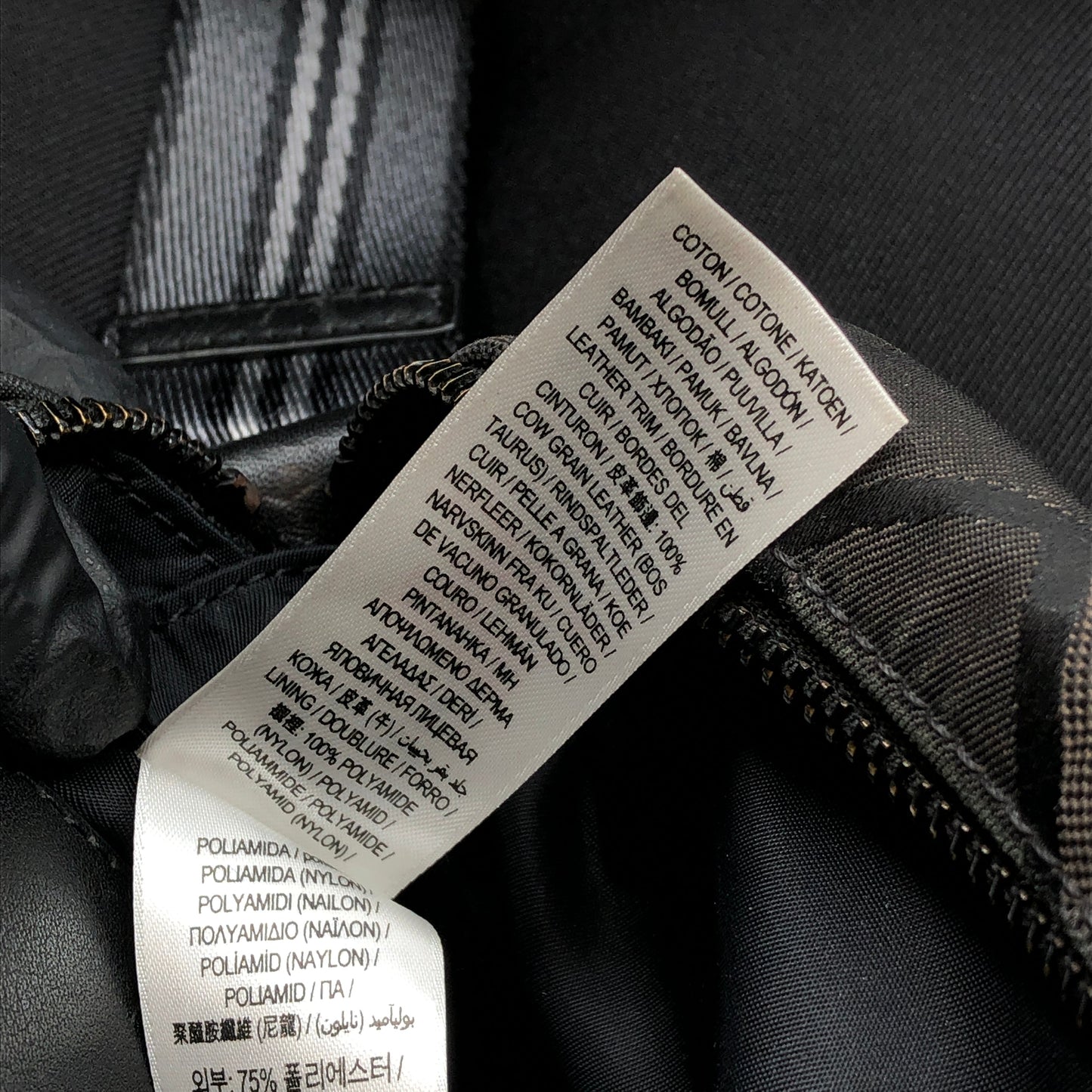 Burberry TB Monogram Canvas Crossbody Camera Bag Black